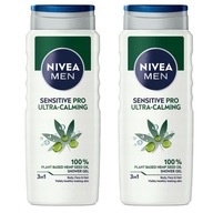 NIVEA MEN Sensitive PRO sprchový gél 500ml x2 NIVEA MEN Sensitive PRO sprchový gél 500ml x2
