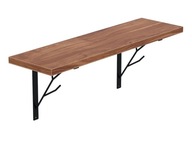 Závesná polica loft kuchyňa izba Burgundsko 60cm Závesná polica loft kuchyňa izba Burgundsko 60cm