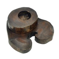 Jednoposchodový drevený svietnik Rustic Wood Sushi Jednoposchodový drevený svietnik Rustic Wood Sushi