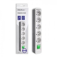 Qoltec Power Strip 1,8 m sivý (5 zásuviek) Qoltec Power Strip 1,8 m sivý (5 zásuviek)