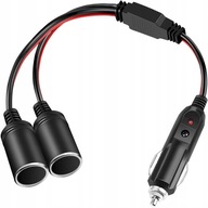 Rozbočovač zásuviek do zapaľovača 12V 24V 13AWG 280W 2 x zásuvka Rozbočovač zásuviek do zapaľovača 12V 24V 13AWG 280W 2 x zásuvka