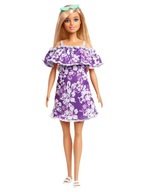 Barbie Loves the Ocean Blonde GRB36 Krásna bábika vo fialových šatách