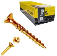 TESÁRSKE SKRUTY DO DREVA, KUŽELOVÉ 5x45 TORX TX25 5KG TESÁRSKE SKRUTY DO DREVA, KUŽELOVÉ 5x45 TORX TX25 5KG