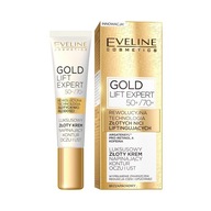 Krém na oči a pery Eveline Gold Lift Expert 50+/70+