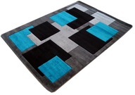 Hrubý tkaný koberec 3D vlys 160 x 220 #Tetris!