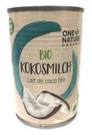 One Nature Bio kokosové mlieko 400 ml BIO One Nature Bio kokosové mlieko 400 ml BIO