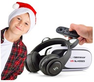 VIANOČNÝ DARČEK: VR OKULIARE + SLÚCHADLÁ + OVLÁDAČ VIANOČNÝ DARČEK: VR OKULIARE + SLÚCHADLÁ + OVLÁDAČ