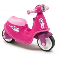 Smoby Pink Ride On Scooter Quiet Pink Scooter kolesá
