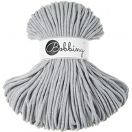 BOBBINY makramé struna 5mm / pletená / J. Grey BOBBINY makramé struna 5mm / pletená / J. Grey