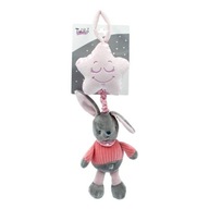 BUNNY PINK MUSIC BOX 38CM