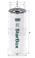 Olejový filter MANN-FILTER LB 13 145/20