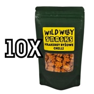 Balenie ryžových sušienok Wild Willy Chilli 10X60G
