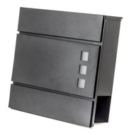 Poštová schránka antracit 370x370x105mm Domino