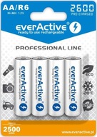 Batérie AA / R6 Ni-MH everActive 2600mAh Professional Line (balenie 4 ks. Batérie AA / R6 Ni-MH everActive 2600mAh Professional Line (balenie 4 ks.