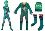 Kostým Ninja Green Ninjago Warrior 130-140 cm. Kostým Ninja Green Ninjago Warrior 130-140 cm.