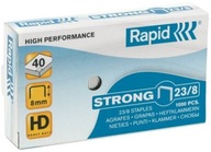 Rapid Strong Sponky 1M 23/8 1000ks strieborné Rapid Strong Sponky 1M 23/8 1000ks strieborné