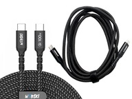 SILNÝ RÝCHLY DLHÝ KÁBEL USB-C 100W 5A 200cm QC PD SILNÝ RÝCHLY DLHÝ KÁBEL USB-C 100W 5A 200cm QC PD