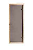 Saunové dvere záhradný sud hnedé tvrdé 8mm