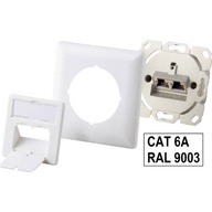 Internetová nástenná zásuvka RJ45 kat. 6 Internetová nástenná zásuvka RJ45 kat. 6
