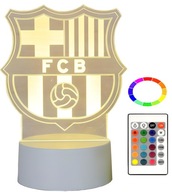Nočná lampa Fc Barcelona 3D FCB 16 farieb LED