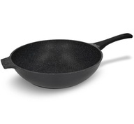 WOK ZWIEGER ČIERNY KAMENNÝ 32 CM