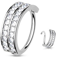 HELIX OBRUČKY ušný TRAGUS PRSTEŇ 0,8/8 mm HELIX OBRUČKY ušný TRAGUS PRSTEŇ 0,8/8 mm