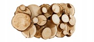 Sada drevených plátkov 2,5 kg 6-16 cm Forest Mix