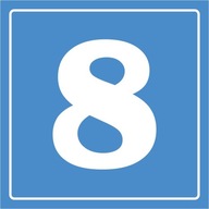 Nie 31 Číslica 8 - VÝSTRAŽNÁ TABUĽKA Nie 31 Číslica 8 - VÝSTRAŽNÁ TABUĽKA