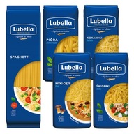 Lubella Pasta Mix Set 400g x 5 ks Lubella Pasta Mix Set 400g x 5 ks