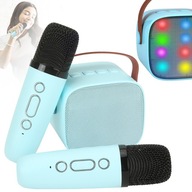 BEZDRÔTOVÝ MIKROFÓNOVÝ REPRODUKTOR SÚPRAVA BLUETOOTH KARAOKE – MODRÁ BEZDRÔTOVÝ MIKROFÓNOVÝ REPRODUKTOR SÚPRAVA BLUETOOTH KARAOKE – MODRÁ
