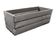 SIVÁ DREVENÁ KVETINA 40x18x15 cm SIVÁ DREVENÁ KVETINA 40x18x15 cm