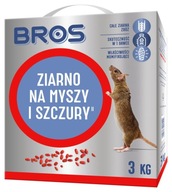Zrno pre myši a potkany 3 kg Bros Zrno pre myši a potkany 3 kg Bros