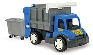 Obrovské smetiarske auto ORANŽOVÉ/MODRÉ Obrovské smetiarske auto ORANŽOVÉ/MODRÉ