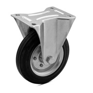 Pevné dvojkolesie fi200/200kg, čierna guma Pevné dvojkolesie fi200/200kg, čierna guma