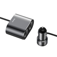Baseus autonabíjačka rozdvojka 2x USB 3.1A 17W + 2x Baseus autonabíjačka rozdvojka 2x USB 3.1A 17W + 2x