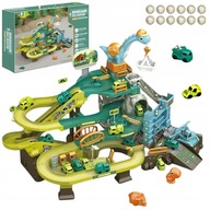 MEGA AUTOdráha PARKOVANIE VLAK VLAK ŽERIAV VLAKOVÁ STANICA TUNNEL DINOSAUR REX MEGA AUTOdráha PARKOVANIE VLAK VLAK ŽERIAV VLAKOVÁ STANICA TUNNEL DINOSAUR REX