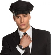 Čiapka čierneho šoféra, vodič, dirigent, karneval, kostým na ples Čiapka čierneho šoféra, vodič, dirigent, karneval, kostým na ples