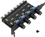 Hub Splitter Molex 8x 3 4 PIN PWM ventilátory Hub Splitter Molex 8x 3 4 PIN PWM ventilátory