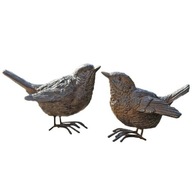 Záhradná dekorácia Birds Sparrows Sada 2 ks dekorácií Záhradná dekorácia Birds Sparrows Sada 2 ks dekorácií