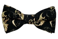 Motýlik GIOVANNI PERA elegantný čierny zlatý Motýlik GIOVANNI PERA elegantný čierny zlatý