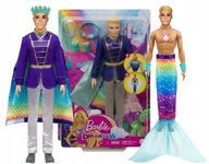 Barbie Ken Mermaid Bábika Morská panna Transformácia Prince