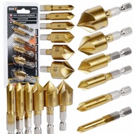FRÉZOVÉ VRTÁKY KUŽEĽOVÉ TITÁNOVÉ KONTROLKY 6-KS 6 - 19 mm FRÉZOVÉ VRTÁKY KUŽEĽOVÉ TITÁNOVÉ KONTROLKY 6-KS 6 - 19 mm