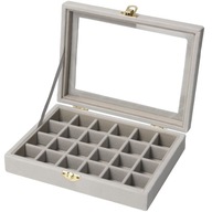 KRABIČKA POUZDRO KRABIČKA ORGANIZÁTOR NA NÁUŠNICE, ELEGANTNÉ ŠPERKY B3 KRABIČKA POUZDRO KRABIČKA ORGANIZÁTOR NA NÁUŠNICE, ELEGANTNÉ ŠPERKY B3