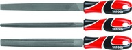 Sada kovových pilníkov, 250 mm, 3 kusy Sada kovových pilníkov, 250 mm, 3 kusy