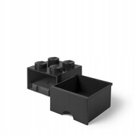 LEGO BOX SO ZÁSUVKOVÝM BLOKOM 4 ČIERNA LEGO BOX SO ZÁSUVKOVÝM BLOKOM 4 ČIERNA