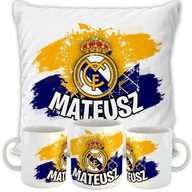 VANKÚŠ Z REAL MADRID + SÚPRAVA hrnčekov DARČEK PRE NARODENINOVÉHO FANOUŠKA + MENO VANKÚŠ Z REAL MADRID + SÚPRAVA hrnčekov DARČEK PRE NARODENINOVÉHO FANOUŠKA + MENO