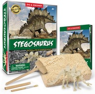 STEGOSAUR DINOSAUR - VYKOPÁVANIE, MLADÝ PALEONTOLÓG STEGOSAUR DINOSAUR - VYKOPÁVANIE, MLADÝ PALEONTOLÓG