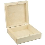 Malá drevená krabička 6,4 x 5,8 cm