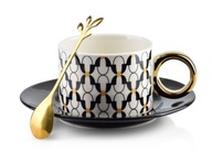 Porcelánová MODERNÁ šálka na čaj a kávu