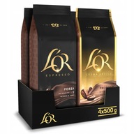 Zrnková káva L'OR Crema a Forza 4x 500g Zrnková káva L'OR Crema a Forza 4x 500g